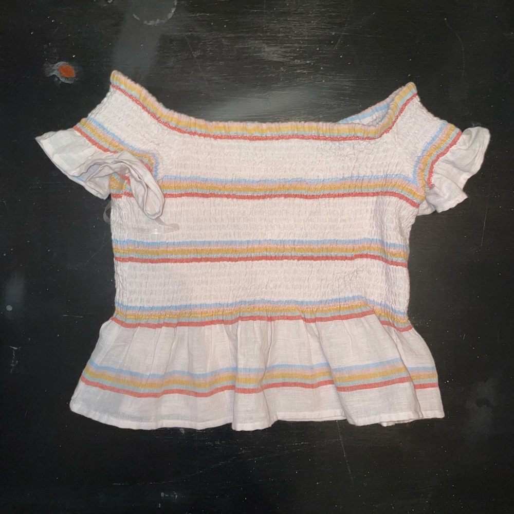 American eagle off the shoulder top